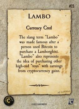 2022 Cardsmiths Currency Series 1 #23 Lambo Back