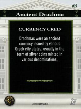 2022 Cardsmiths Currency Series 1 #27 Drachma Back
