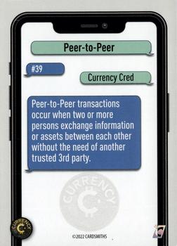 2022 Cardsmiths Currency Series 1 #39 Peer-to-Peer Back