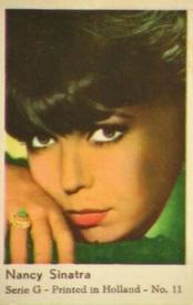 1966 Dutch Gum Serie G #11 Nancy Sinatra Front