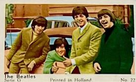 1966 Dutch Gum Serie G #22 The Beatles Front