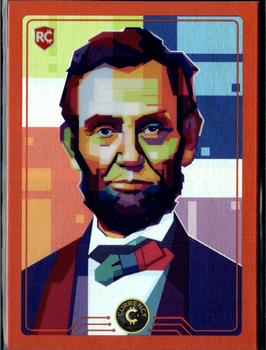 2022 Cardsmiths Currency Series 1 - Gemstone Refractors Holofoil #41 Abraham Lincoln Front