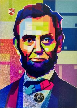 2022 Cardsmiths Currency Series 1 - Gemstone Refractors Crystal Sparkle #41 Abraham Lincoln Front