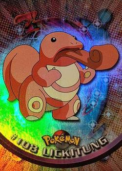 2000 Topps Pokemon TV Animation Edition Series 2 - Rainbow Foil #108 Lickitung Front