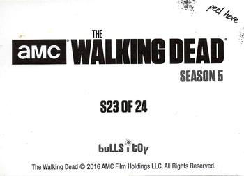 2016 Bulls-i-Toy The Walking Dead Season 5 Dog Tags #S23 Walker Back