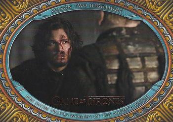 2022 Rittenhouse Game of Thrones: The Complete Series Volume 2 #11 Jon Snow Proves Worthy of the Night's Watch Front