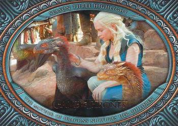 2022 Rittenhouse Game of Thrones: The Complete Series Volume 2 #27 The Mother of Dragons Nurtures Her Children Front