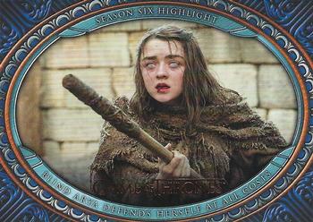 2022 Rittenhouse Game of Thrones: The Complete Series Volume 2 #51 Blind Arya Defends Herself at All Costs Front
