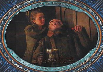 2022 Rittenhouse Game of Thrones: The Complete Series Volume 2 #52 Arya Exacts Revenge Against Walder Frey Front