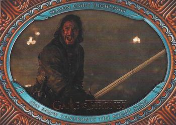 2022 Rittenhouse Game of Thrones: The Complete Series Volume 2 #68 Jon Snow Confronts the Night King Front