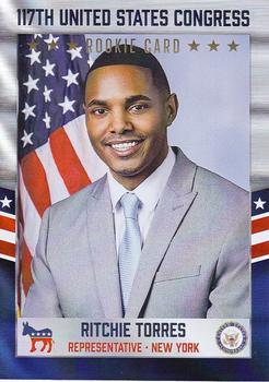 2021 Fascinating Cards 117th United States Congress - Chrome #372 Ritchie Torres Front