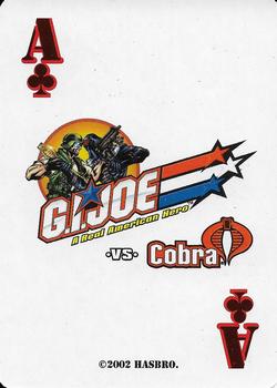 2002 G.I. Joe Playing Cards #AC G.I. Joe vs. Cobra Front