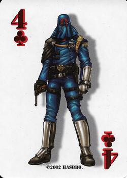 2002 G.I. Joe Playing Cards #4C Cobra Commander Front