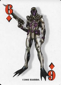 2002 G.I. Joe Playing Cards #6D Cobra Moray Front