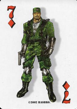 2002 G.I. Joe Playing Cards #7D Gung-Ho Front
