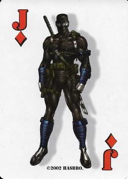 2002 G.I. Joe Playing Cards #JD Snake Eyes Front
