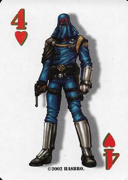 2002 G.I. Joe Playing Cards #4H Cobra Commander Front