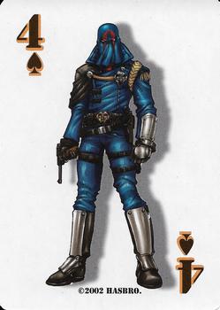 2002 G.I. Joe Playing Cards #4S Cobra Commander Front