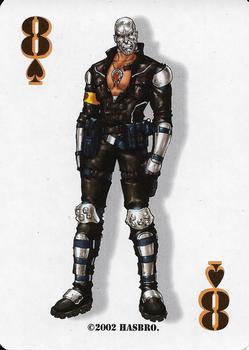 2002 G.I. Joe Playing Cards #8S Destro Front