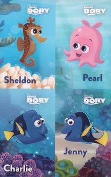 2016 Upper Deck Disney Finding Dory - Dory's Story #PAN4 Sheldon / Pearl / Charlie / Jenny Front