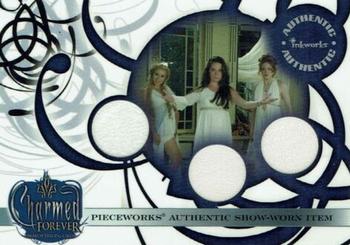2007 Inkworks Charmed Forever - Pieceworks Dealer Incentive #PW14 Alyssa Milano / Rose McGowan / Holly Marie Combs Front