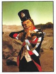 1992 Panini Star Trek: The Next Generation Stickers (Red backs) #221 Monstrous Napoleonic soldier taking aim with a musket Front