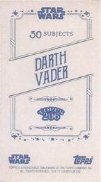 2022 Topps Star Wars 206 - Blue Star Field #NNO Darth Vader Back