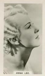 1935 Peter Jackson Famous Film Stars #23 Anna Lee Front