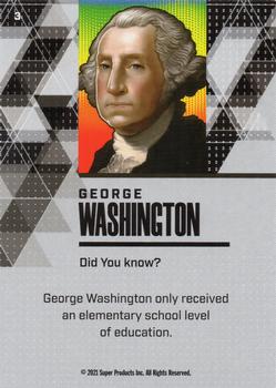 2021 Pieces of the Past Historical Edition #3 George Washington Back