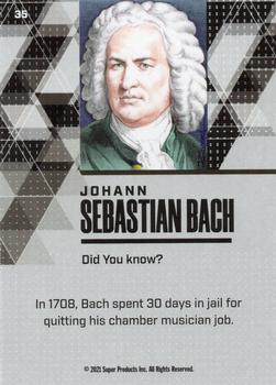 2021 Pieces of the Past Historical Edition #35 Johann Sebastian Bach Back