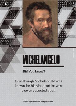 2021 Pieces of the Past Historical Edition #43 Michelangelo Back