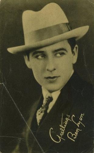 1928 Blatz Gum Favorite Screen Stars #1 Ben Lyon Front