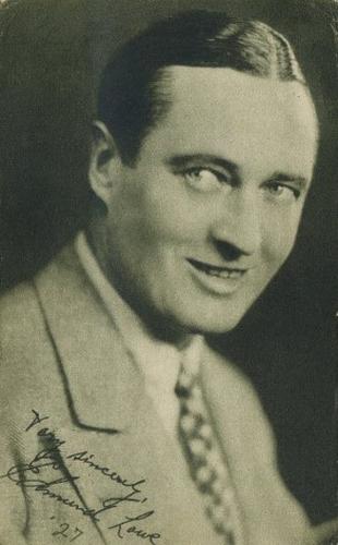 1928 Blatz Gum Favorite Screen Stars #8 Edmund Lowe Front