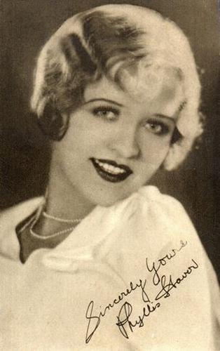 1928 Blatz Gum Favorite Screen Stars #19 Phyllis Haver Front