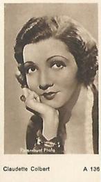 1930-39 Bravour Bilder #A136 Claudette Colbert Front