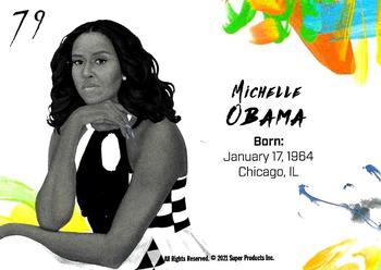 2021 Pieces of the Past Historical Edition - Colorways #79 Michelle Obama Back