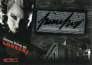 2008 Inkworks The Spirit - Autographs #A2 Jaime King Front