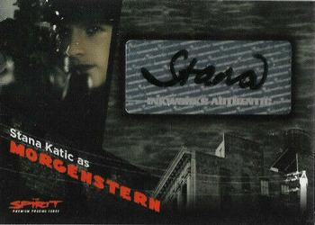 2008 Inkworks The Spirit - Autographs #A5 Stana Katic Front