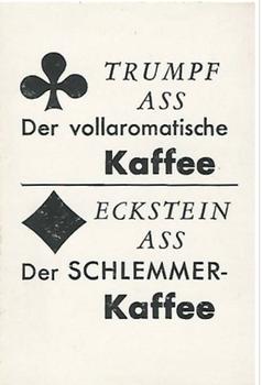 1935 Trumpf Coffee Film Stars #92 Mathias Wieman Back