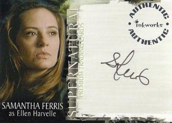 2007 Inkworks Supernatural Season 2 - Autographs #A11 Samantha Ferris Front