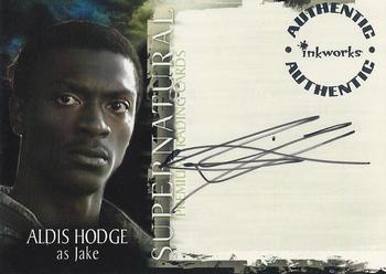 2007 Inkworks Supernatural Season 2 - Autographs #A17 Aldis Hodge Front