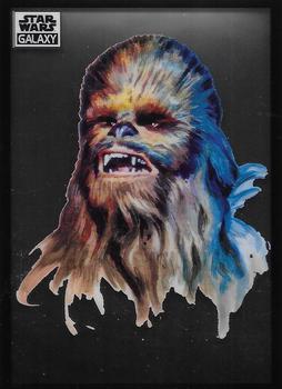 2022 Topps Chrome Star Wars Galaxy #5 Chewbacca Front