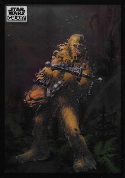 2022 Topps Chrome Star Wars Galaxy #48 A Wookiee in the Wilderness Front
