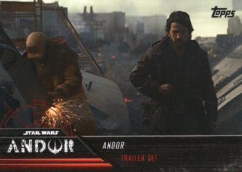 2022 Topps Now Star Wars: Andor Trailer #2 Cassian Andor Front