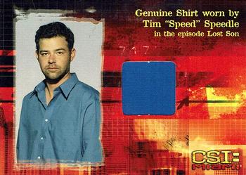 2005 Strictly Ink CSI Miami Series 2 - Costumes #CSIMS2C2 Rory Cochrane Front