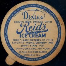 1935 Dixie Cup Lids Movie Stars (F5-1) #NNO Fred Astaire Back