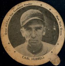 1937 Dixie Cup Lids Movie Stars (F5-3) #NNO Carl Hubbell Front
