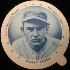 1938 Dixie Cup Lids Movie Stars (F5-4) #NNO Wally Moses Front