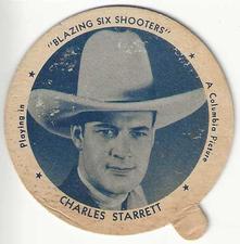 1940 Dixie Cup Lids Movie Stars (F5-6) #NNO Charles Starrett Front