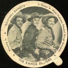 1942 Dixie Cup Lids Movie Stars (F5-8) #NNO The Range Busters Front